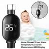 LED Water Temperature Gauge Waterproof Bath Water Thermometer Shower Monitoring