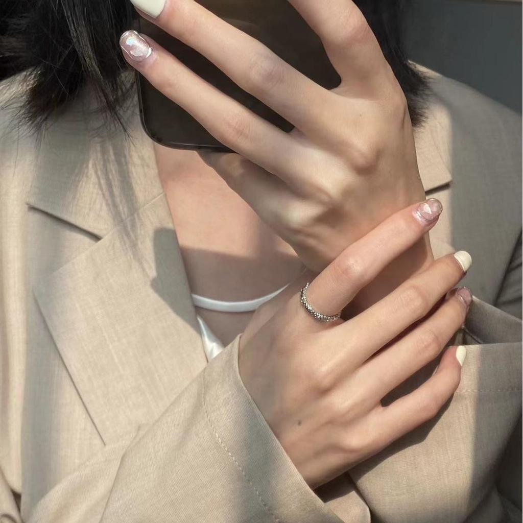 Textured Open Women's Luxury Adjustable Index Finger Ring