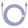 Baseus 2m USB-C to Lightning Cable, 20W Fast Charging, 480Mbps Data Transfer, Purple