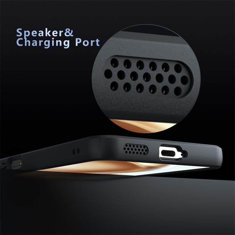 Durchscheinende Matte Handyhülle für Honor X7d Stoßfeste Matte PC Vollständige Rückseite für Honor X7d Hülle für Honor X7d Hülle 6,77 Zoll