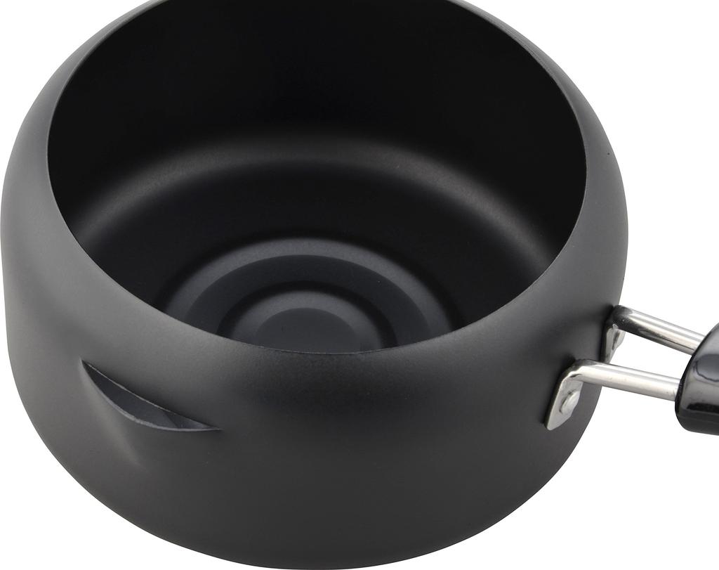 Wahei Freiz Small Tempura Pot 16cm IH Compatible Gas Iron Deep Fry Pot Tempura with Lid One Hand Made In Japan Fried Tsutsumi AR-6289