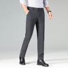 Firstview Men's Business Casual Straight Fit Trousers
