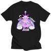 Kawaii Pastel Goth Cute Creepy Black Cat Tshirt Women Summer XS-4XL Tops Creative Pattern Personalized Street Tee Y2k