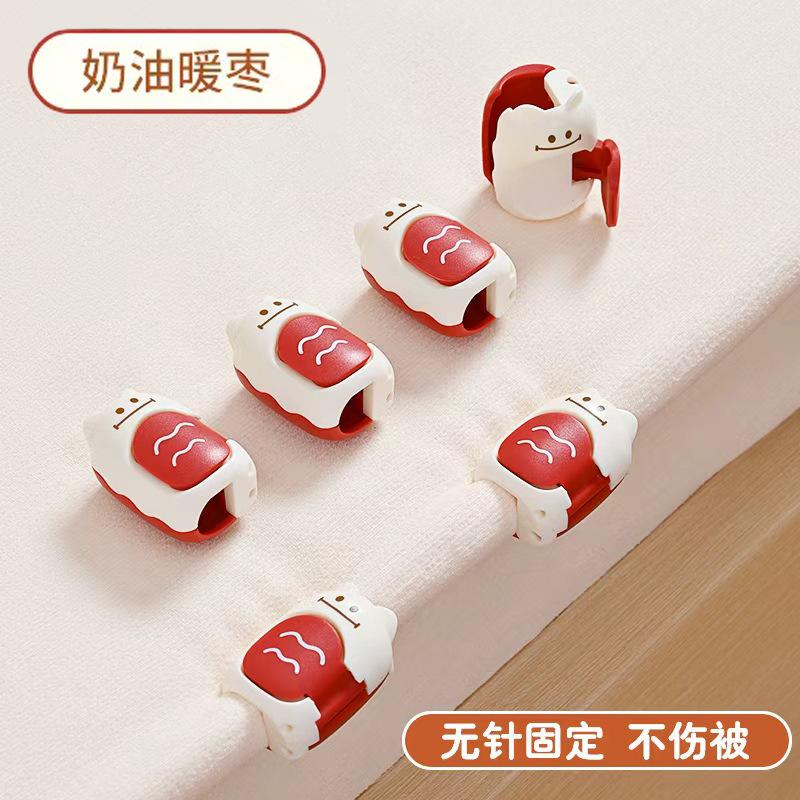 

New Chinchilla Sheet Holder Original Quilt Holder Sheet Fixing Clip No Needle [8 pieces] box
