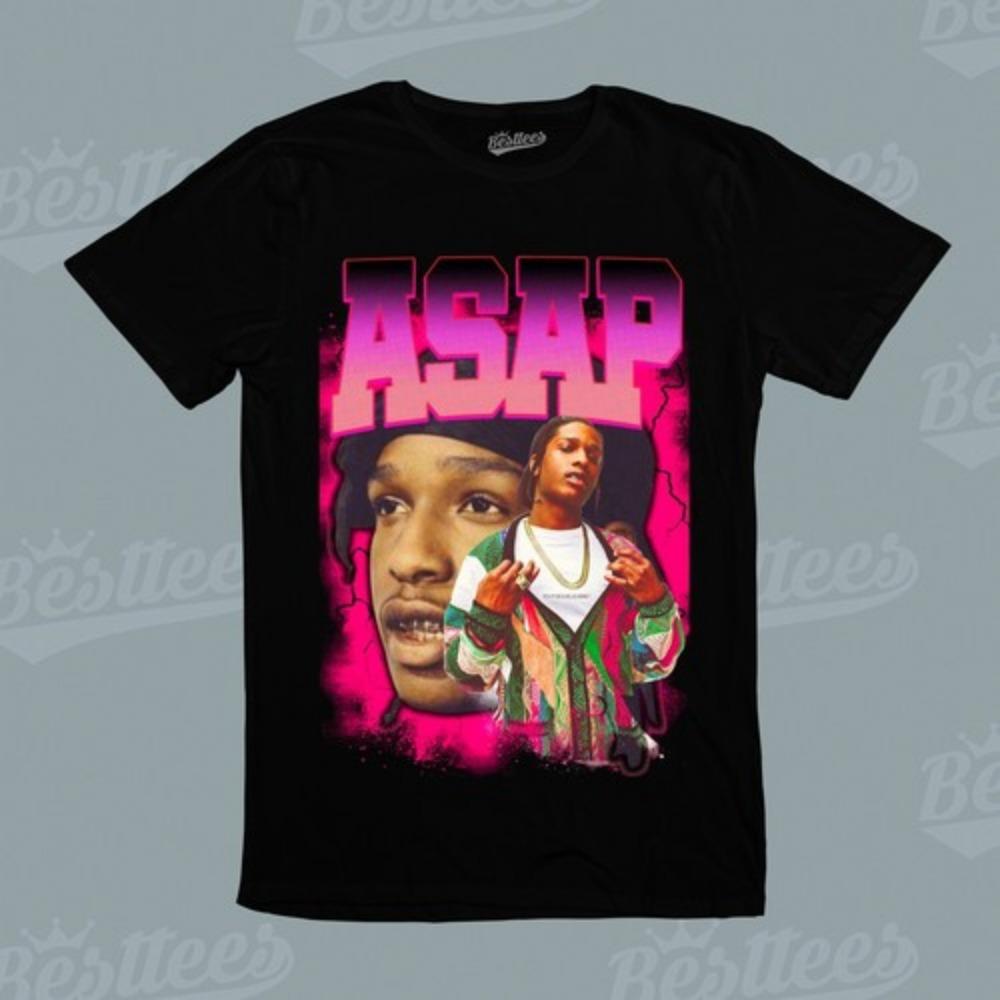 A$AP ASAP ROCKY American HIP-HOP Rap Artist Rock R&B Music Cool Band Tee T-shirt M