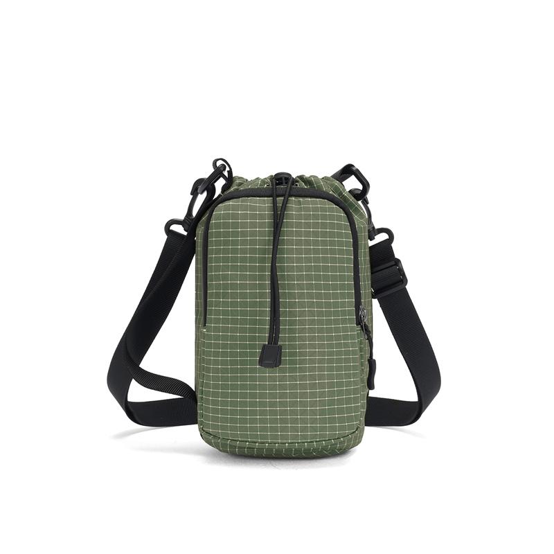 Karriertes kleines quadratisches Tasche Outdoor Sport Wasserflasche Handy Umhängetasche