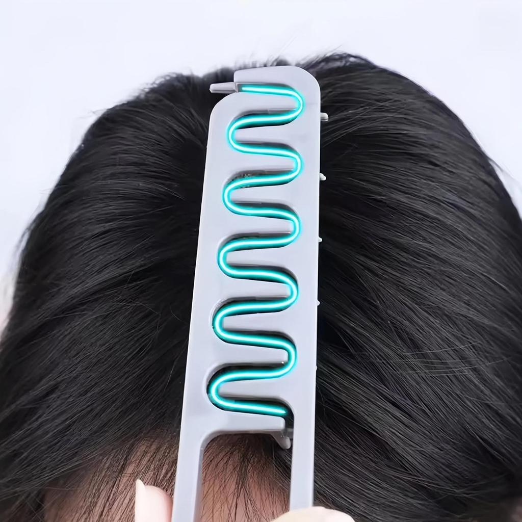 Professional 3 In 1 Pocket Folding Combs Wide Tooth Oil Head Comb Beard Combing Barber Hair Clipper Comb Salon Hair Styling Tool Double-sided Comb