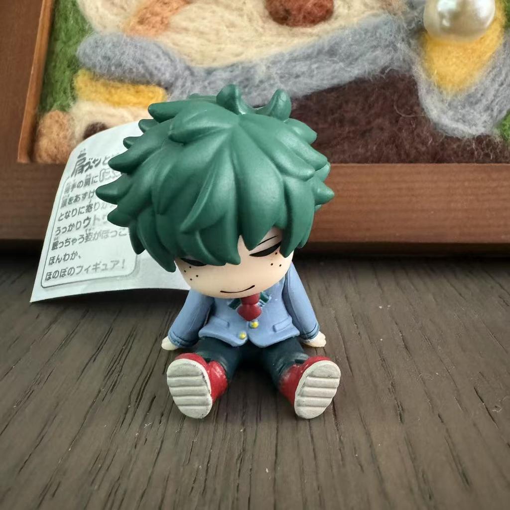 Genuine Gacha Scale Model My Hero Academia Midoriya Katsuki Todoroki Shoulder To Shoulder Sleep Series Action Figure Toys