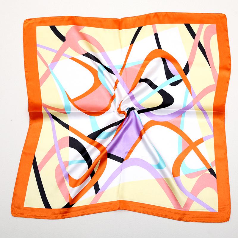 60 New Silk Scarf for Professional Ladies - Spring & Autumn Square Neck Scarf for Business Wear