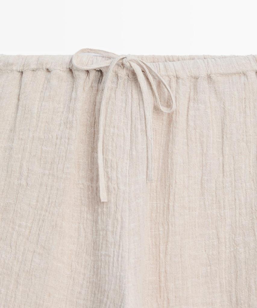 Masimodutti 100% Linen Sarouel Pants