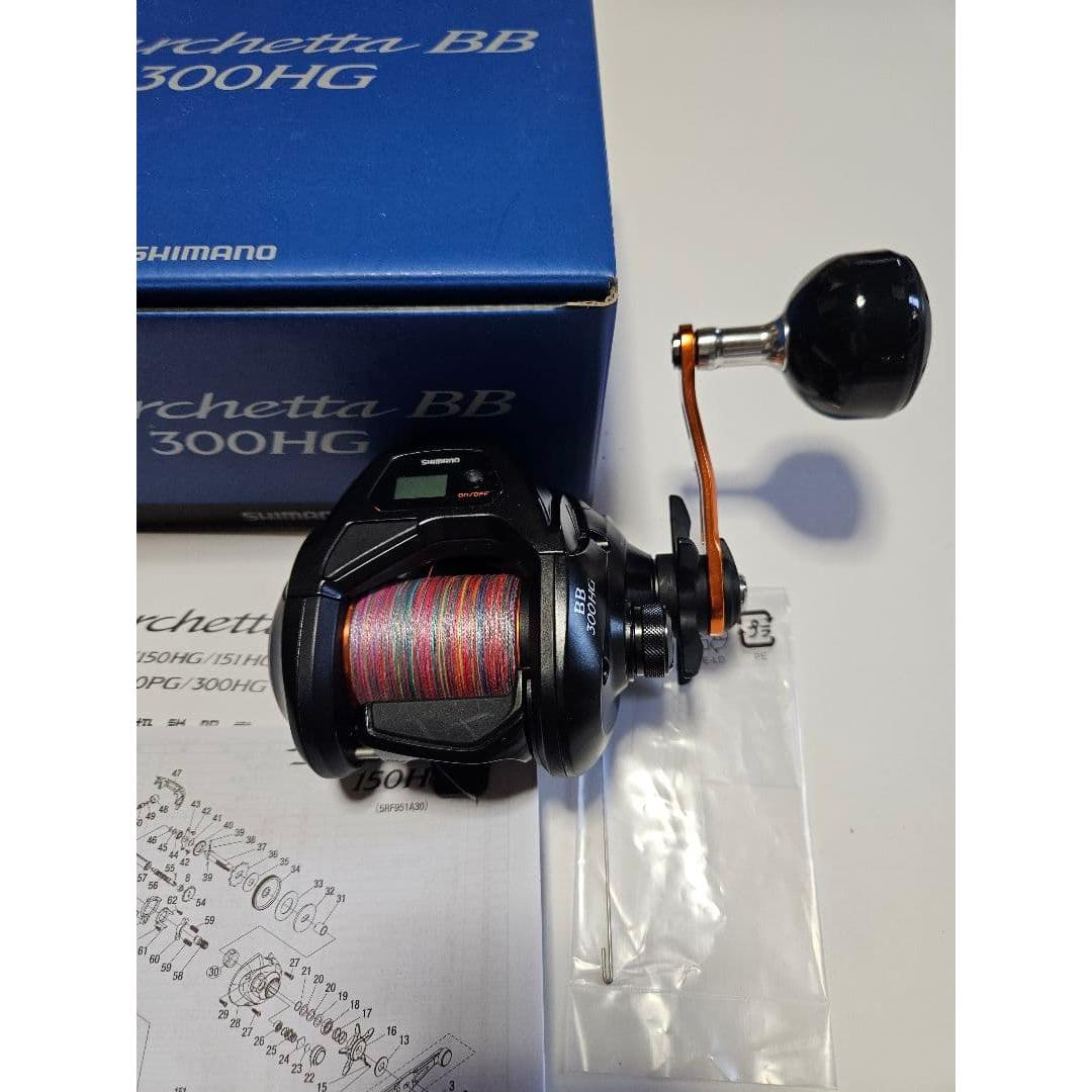 Used SHIMANO Barchetta BB 300HG Bait Reel