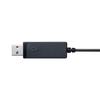 Sanwa Supply USB Single Compatible with and Headset, Ear, Wired, Bidirectional, Lightweight, Skype, Zoom, Teams, MM-HSU12BK