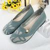 Women's Summer Slip-on Cloth Shoes: Breathable, Odorless, Soft Sole, Lightweight & Comfortable Mother's Style