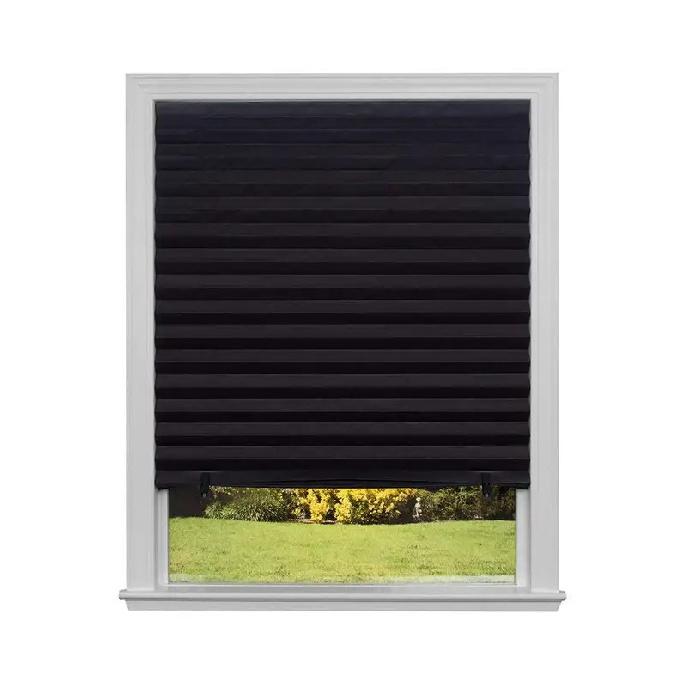 Dropshipping House Apartment Use White Blinds Adhesive Pleated Blinds Shades Window Door To Protect From Sun