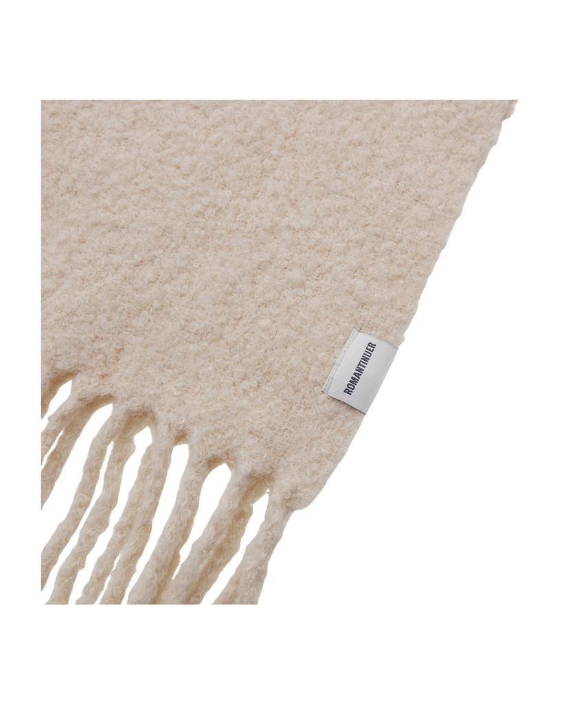 Lomaentinueo Soft Wool Muffler (Ivory)