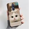 Soft TPU Casing Case For Nokia 5.1 Back Cover Nokia 5.1 Plus X5 Aesthetic Fashion Cute Cat Shockproof Black Silicone Phone Case