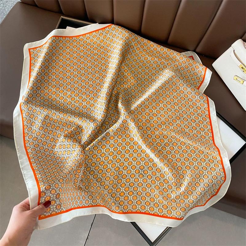 Nice Small Scarf Korean Ins Style All-match Fashion Summer Decorative Square Tie Hair Band Thin