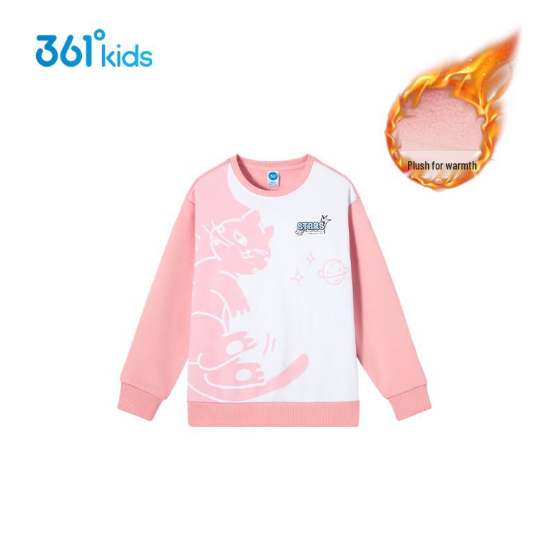 361° Girls  Cartoon Fleece Pullover Sweatshirt 160cm