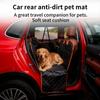 Extended Dog Car Seat Cover Car Bed Pet Backseat Cover Waterproof And Anti-Slip Pet Mat for Car SUV Truck Dog Products