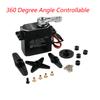 DSservo DS3345 45KG Aluminum Alloy Case IP67 Waterproof Core Digital Metal Gear Servos for 1/8 1/10 RC Crawler Car Boat Truck