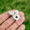 925 Sterling Silver Mozambique Garnet Gemstone New Stackable January Flower Ring
