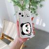 Cute Panda Pattern Soft TPU Phone Case for iPhone 17 Air 16 15 14 Pro Max Plus 13 12 Mini 8 7 X Xs Back Cover