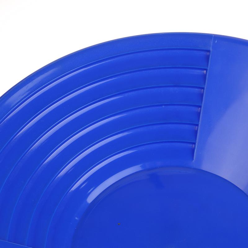 1Pc Gold Panning Tool 380Mm Gold Panning Pan Abs Gold Sifting Classifier Washing Sieve Tray Accessory