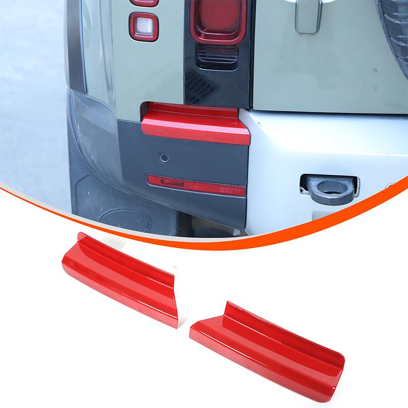 

ABS Black For Land Rover Defender 90 110 2020-2026 Car Rear Bumper Tail Lamp Lower Trim Strip Sticker Car Retrofit Accessories