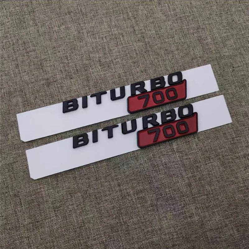 Car BITURBO 700 800 900 Side Fender Trunk Body Badge Emblem Decals Sticker for Mercedes-Benz Brabus G Class G700 G800 G900 W463