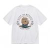 Herren Mode Leichte Dehnung Klassisches T-Shirt Herren Damen T-Shirts Oberteil Segelboot und Anker Design T-Shirt