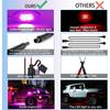 4 Pods RGB LED Rock Lights, Underglow Multicolor Neon Light Kit, Wheel Well Light With APP Control & Music Mode, Under Glow Lights For