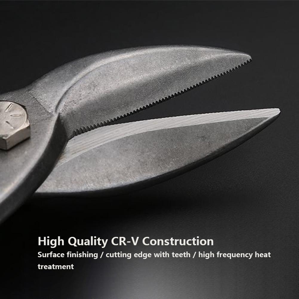 Heavy Duty Aviation Tin Snip Sheet Metal Cutter Shear Tinsnip (Straight Cutting)