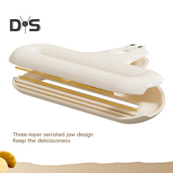 Klipy na sáčky s čipy 4,7 palce Klipy na papírové sáčky na potraviny a svačiny Odolné těsnící úchyty Barevná svářečka sáčků na svačiny a čipsy