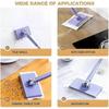Automatic Cloth Changing Mini Mop, Hands-Free Mini Mop Compatible with Face Towels or Disposable Wipes, with 360Rotating Head
