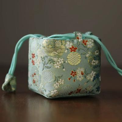 Travel Bag Storage Pouch Tea Set Teapot Cup Bag Japanese Style Multifunctional Portable Drawstring Tea Ceremony Accessories New