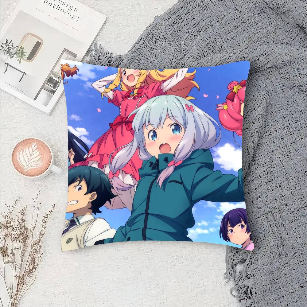 Anime Eromanga Sensei Pillow Case Sofa Cushion Cover Room Home Decoration