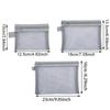 1/3PCS Mesh Hard Disk Card Reader Bags Portable Earphone Data Cable Chargers Storage Bag U Disk Zipper Pouch Travel Organizer