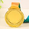Medal z nagrodą zwycięzcy o średnicy 2,54 cala z wstążką na szyję Kłos pszenicy Metalowe medale Okrągły prezent dla dzieci na spotkanie sportowe