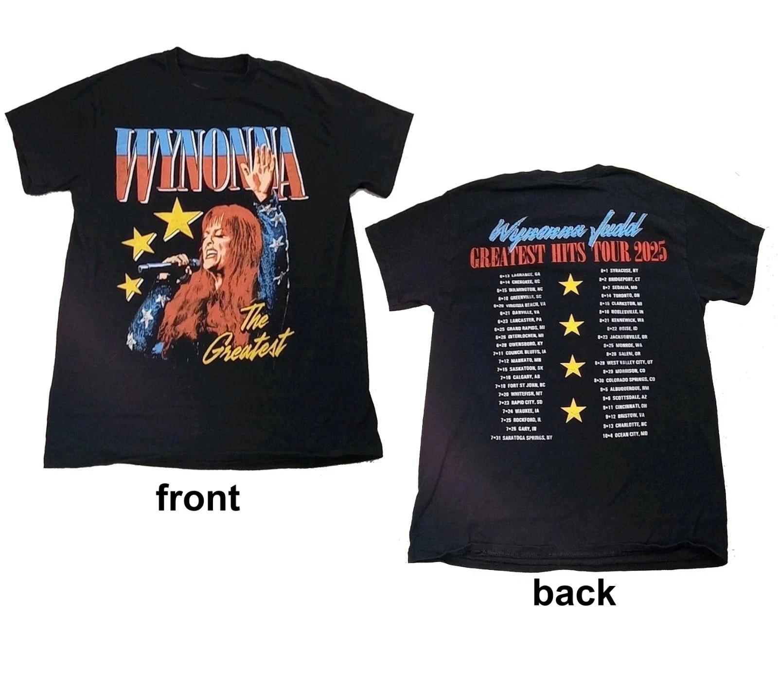 NEW SALE!!! Wynonna Judd 2026 Greatest Hits Tour Shirt Gift for Fans All Size L
