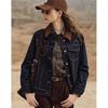 Navigare Urban Nomad Retro Color-Block Denim Jacket