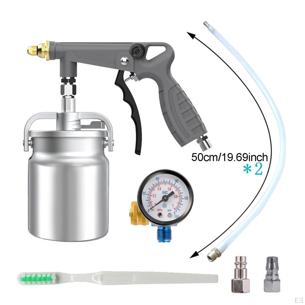 Car Undercoating Paint Sprayer Auto Body with Gauge & 33.82oz Cup High Atomization for