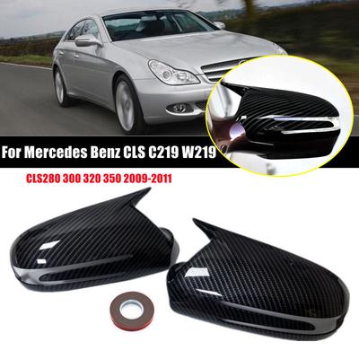 For Mercedes Benz CLS-Class C219 W219 CLS280 2009 2010 2011 Car Rearview Side Mirror Cover Wing Cap Door Housing Shell Trim