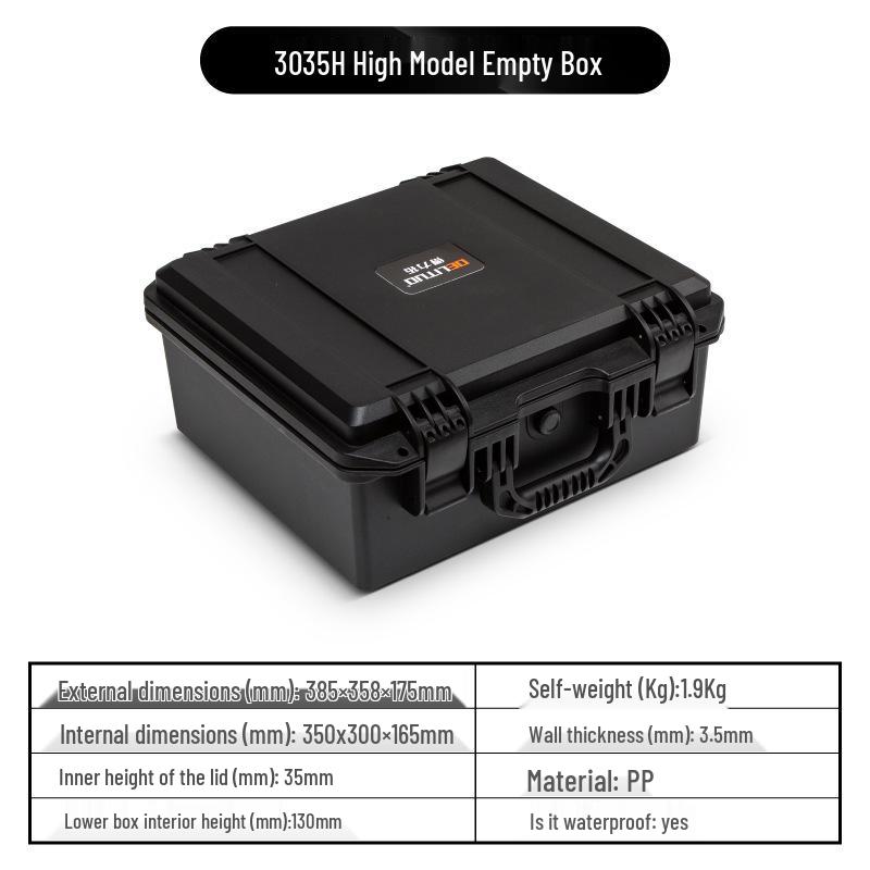 קופסת הגנה מפלסטיק עמידה למים ועמידה בפני זעזועים למצלמה וציוד