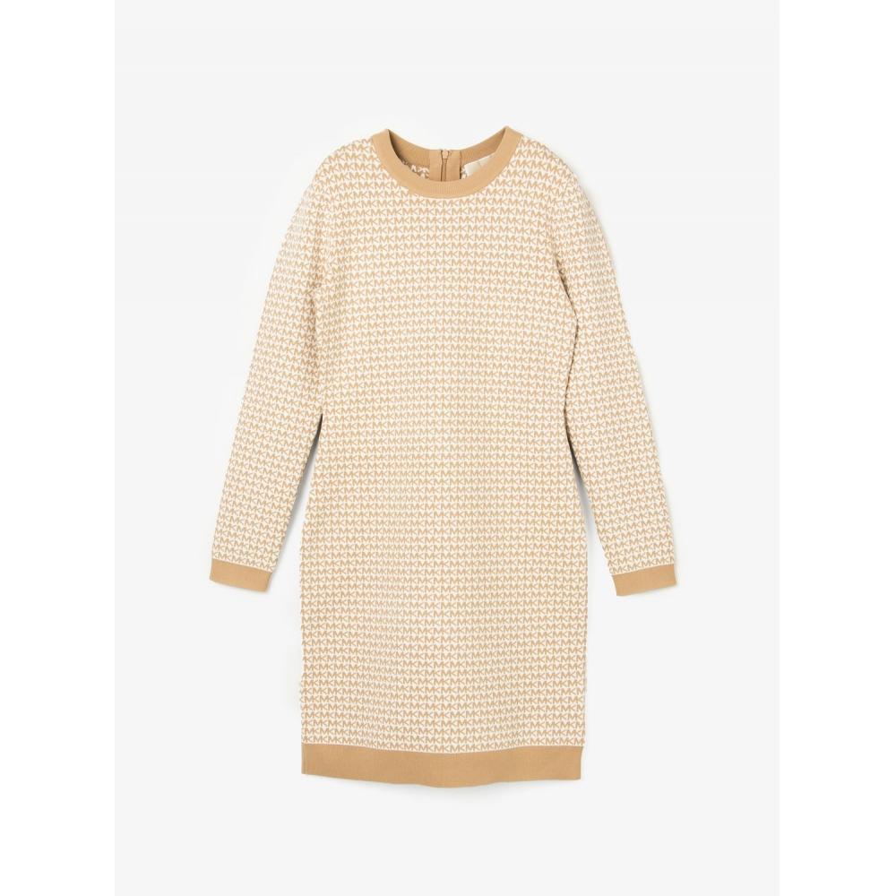 

MICHAEL KORS [Специальная цена] MINI MK Платье с длинными рукавами JH180X84GH110 Bone