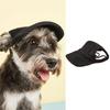 Casual Style Breathable Pet Sun Hat Ear Holes Sun Protection Dog Visor Hat Adjustable Pet Baseball Cap Pet Costume