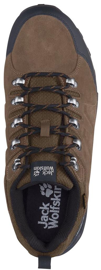 Обувь для треккинга Jack Wolfskin Refugio Texapore Low (4049851-5298) brown/phantom