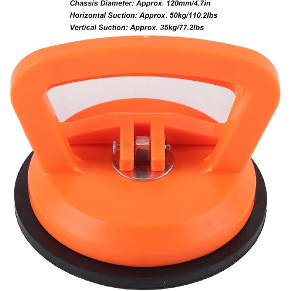 Vacuum Strong Suction Cup 50kg/110 2lbs Glass Lifter Puller Plastic Single Claws for Floor Ceramic Tiles 13×12×11 Suction Cup Dent Puller Advance