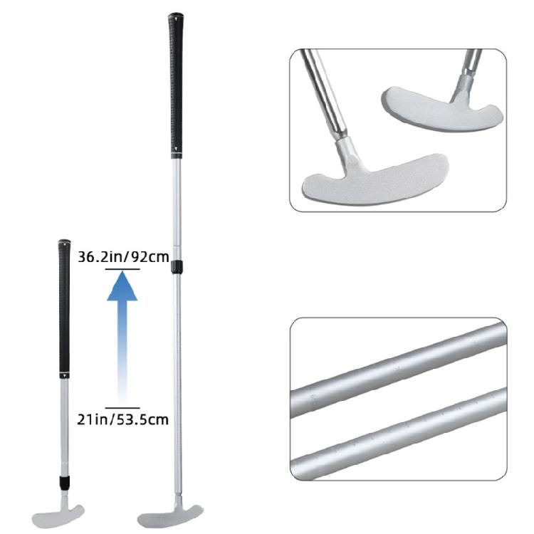 Compacts Telescopic Putting Stick Space Saving Collapsible Golf Putter Suitable For Office Home Use