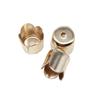 160 End Caps Jewelry Iron 10mm Cord Cap Findings Golden