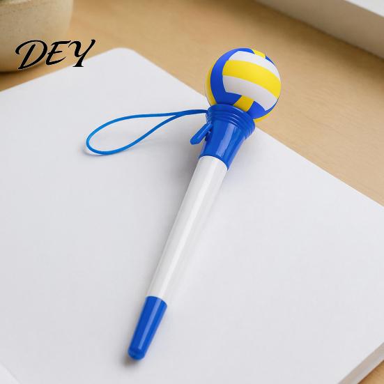 Novelty Sports Theme Pens Sport Funny Writing Pen, Volleyball/Tennis/Rugby/Basketball/Football/Baseball Design, Creative Decompression Comfortable